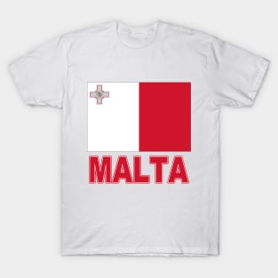 The Pride of Malta - Maltese Flag Design T-Shirt